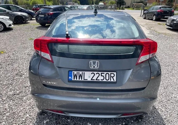 Honda Civic cena 20500 przebieg: 140318, rok produkcji 2012 z Kościerzyna małe 211